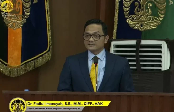 Di Hadapan Wisudawan UI, Kepala BPKH: Jadilah Pribadi yang digunakan Impactful