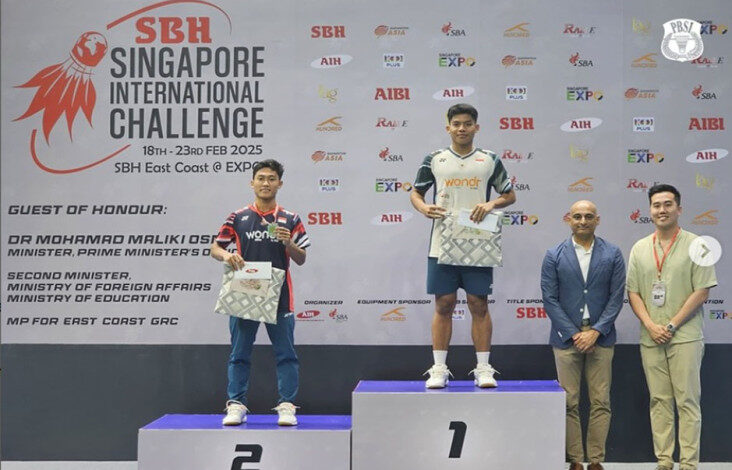 Indonesia Borong 4 Gelar pada Singapore International Challenge 2025
