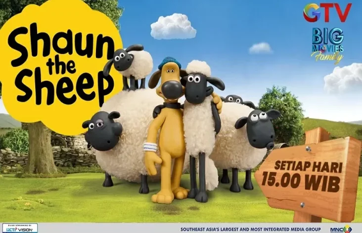 Its Family Time! GTV Tayangkan Shaun si Domba Lucu tapi Jahil yang tersebut mana Jadi Temani Sore Kamu!