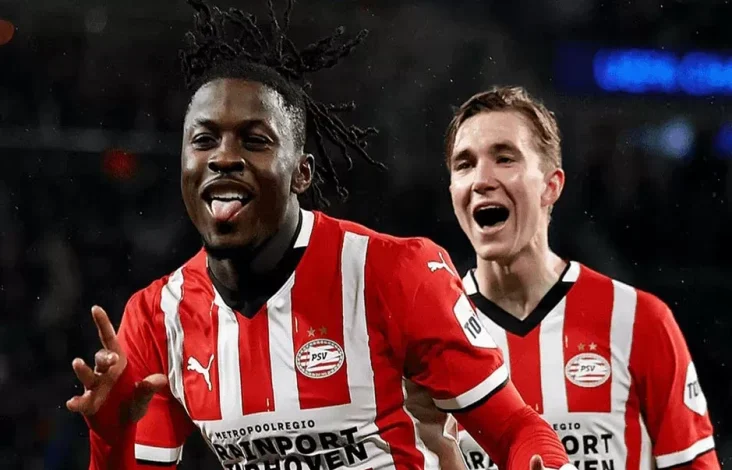 Link Live Streaming Arsenal vs PSV di tempat tempat Leg Kedua 16 Besar Turnamen Champions 2024/25 di tempat area VISION+