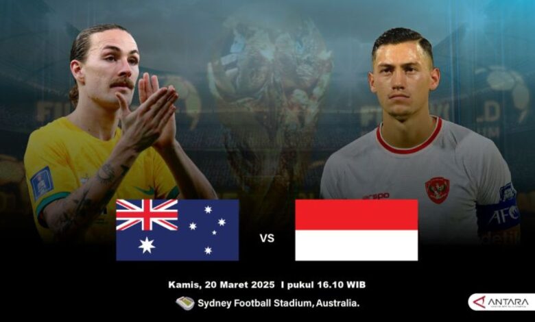 Nusantara vs Australia ditayangkan di di di sini