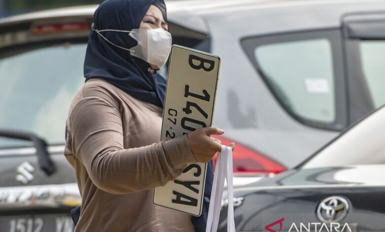 Penting periksa pelat nomor kendaraan, ini alasan berikutnya metode