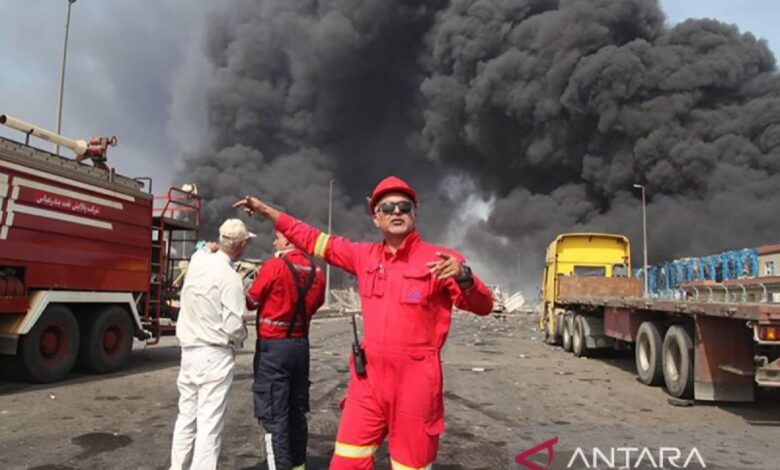 Lebih dari 500 pendatang cedera pada ledakan besar ke pelabuhan Iran