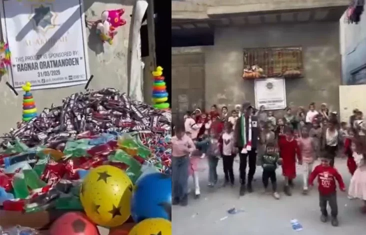 MasyaAllah.. Ragnar Oratmangoen Donasi untuk Anak-anak Wilayah Wilayah Gaza Palestina